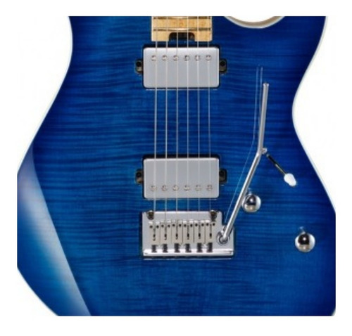 Guitarra eléctrica Cort G Series G290 FAT de arce/fresno bright blue burst burst con diapasón de arce