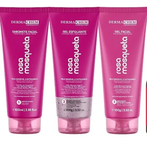Skincare Facial Dermachem De Cuidados Com A Pele Kit 03