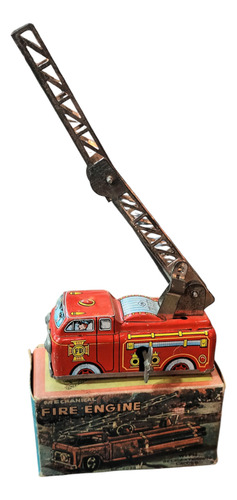 Camion De Bomberos Japonés Con Caja Original. 10cm De Largo (Usado)