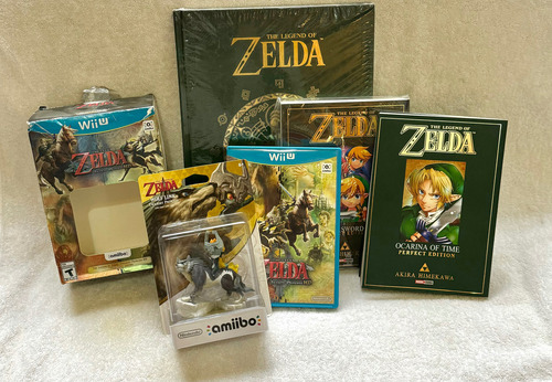 Legend Of Zelda Twilight Princess Hd+libro Hyrule+2 Libros (Usado)