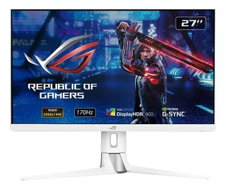 Monitor 27 Asus Rog Strix Xg27aq-w 2k Gsync 170hz Ips Hdr400