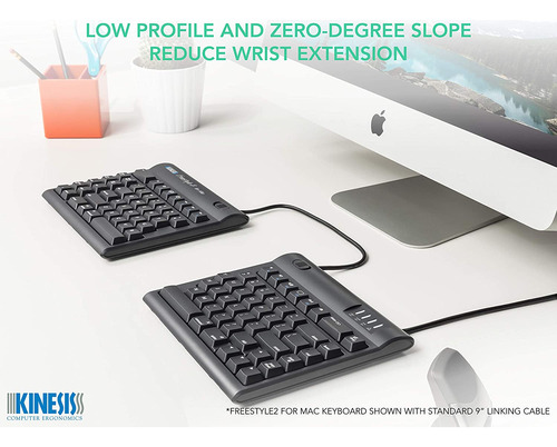 Teclado Ergonómico Separado Para Apple Mac | Kinesis Free...