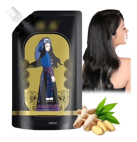 Anti Hair Loss Shampoo, 240ml Ginger Plant Extract Anti-hair