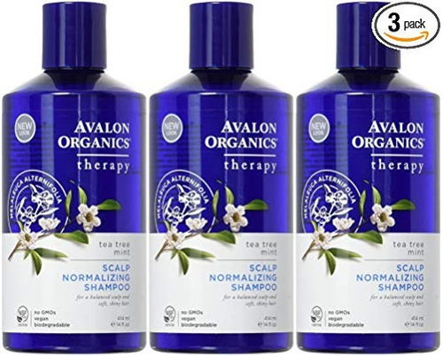 Avalon Organics Champú Normalizador Del Cuero Cabelludo, Árb