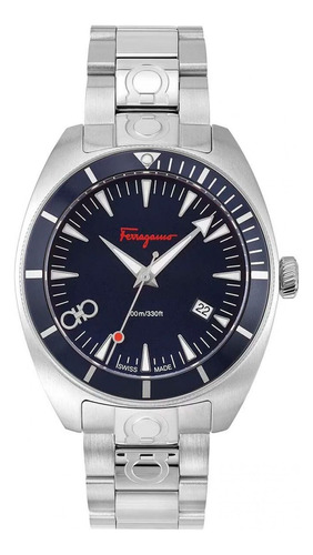 Reloj Para Hombre Ferragamo Experience  Sfmg00221 Plateado