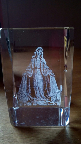 Recuerdo En Vidrio De La Virgen La Milagrosa