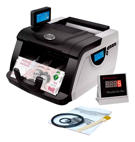 Imagen 1 de 11 de Contadora De Billetes Máquina Detector Falsos Cuenta Dinero