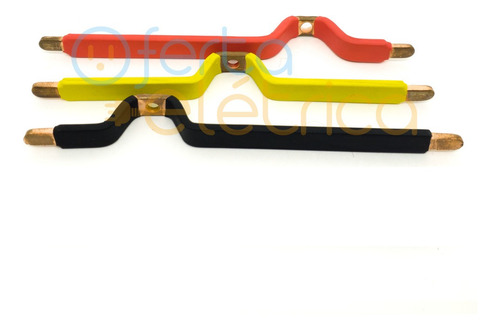 Derivação De Cobre Fase R/s/t 35a 12cm Pr Am Vm 200un Mceig
