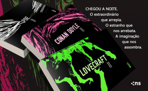 Box Terríveis Mestres - Edgar Allan Poe, H.p. Lovecraft, Arthur Conan Doyle (3 Livros + Pôster + Suplemento)