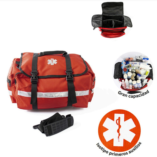Paquete De 4 Mochilas Botiquin Trauma Ii Equipadas