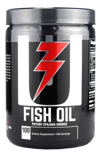 Aceite De Pescado Fish Oil 100 C/u Caps Universal Omega 3