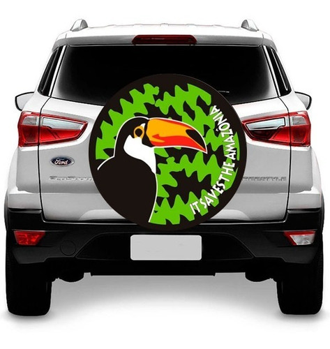 Capa Para Estepe Tucano Negro Fox Ecosport Doblo