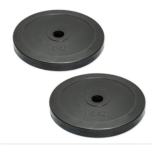 Discos Olímpicos Engomados Bumper 15 Kg - Par