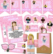 Comprar Kit Imprimible Candybar Roblox Nena 100% Editable Powerpoint