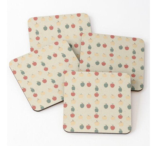 Set Posavasos Manzanas Antiguas Calidad Premium