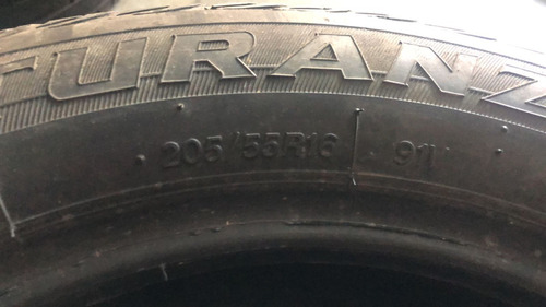 Par Pneu Bridgestone Turanza Er300 P 205/55r16 (Usado)