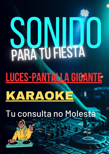 Alquiler De Pantalla Gigante, Sonido , Karaoke, Con Operador