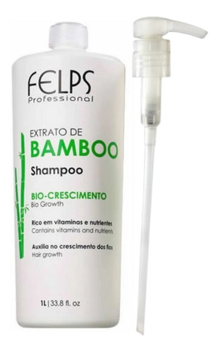 Felps Shampoo Extrato De Bamboo Crescimento 1l + Brinde
