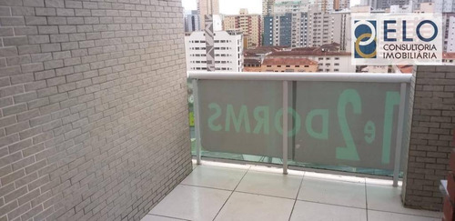 Imagem 1 de 27 de Cobertura À Venda, 89 M² Por R$ 565.000,00 - Campo Grande - Santos/sp - Co0058
