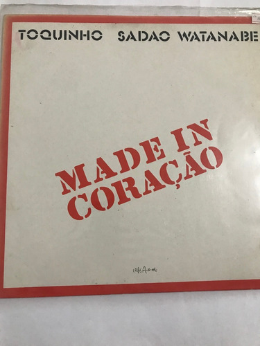 Lp Toquinho Sadao Watanabe - Made In Coração