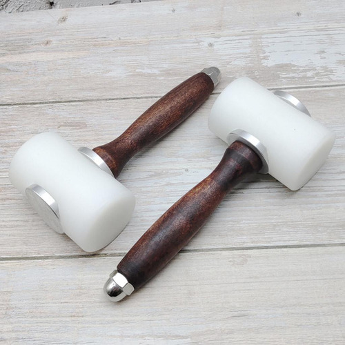 Martillo De Nailon De 50 Mm, Mango De Madera, Herramientas