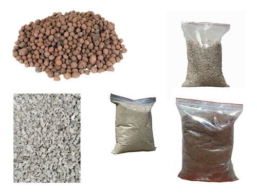 4l  Vermiculita, 4l Basico Coco Y 2kg Permium Suculentas