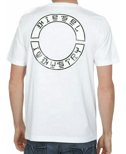 Playera Diesel Superior Blanca Importada 100% Original Nueva