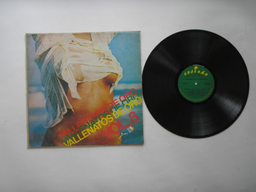 Lp Vinilo Vallenatos De Oro Vol 8 Edicion Colombia 1982