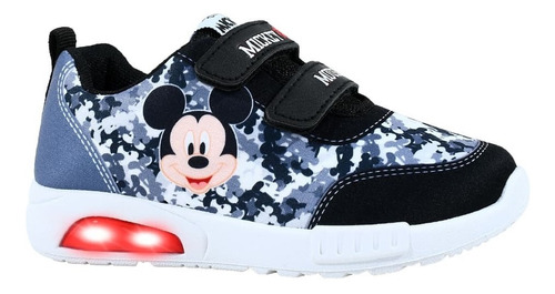 Zapatilllas Footy Disney Original Mickey Mouse Luz Luces