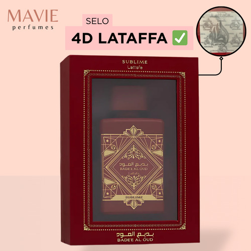 Perfume Badee Al Oud Sublime Lataffa 100ml Eau De Parfum Original Com Selo