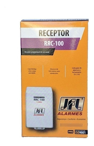 Receptor Programável De 01 Canal Rrc-100 433 Mhz Jfl