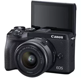 Canon Eos M6 Mark Ii Mirrorless + Lente 15-45mm + Viewfinder