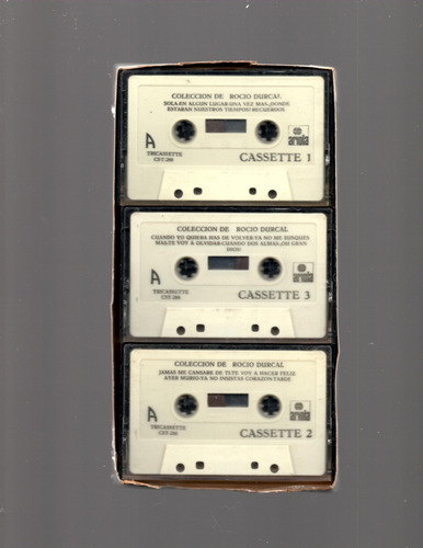 Rocio Durcal Tri-cassette (Usado)