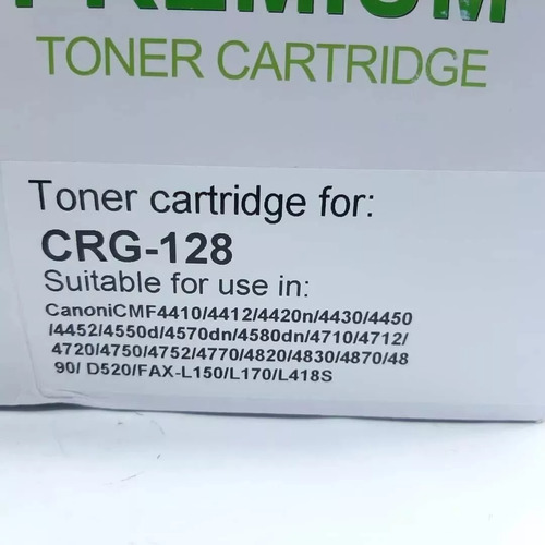 Toner Canon Crg-128 Mf4770 D550 Mf4450