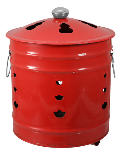 Cubo De Basura Incinerador Que Quema Oro