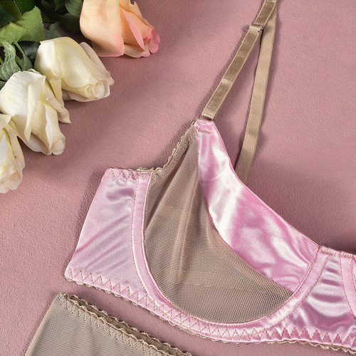 Conjunto De Ropa Interior De Encaje Para Mujer, Conjunto Cas