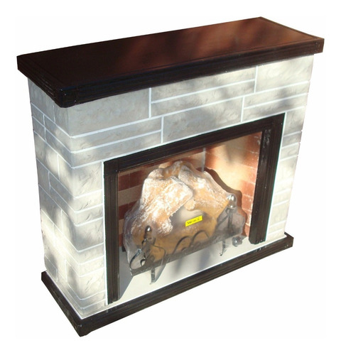 Imagen 4 de 6 de Hogar Esquinero/estufa/ A Gas Simil Madera 5000 Calorias