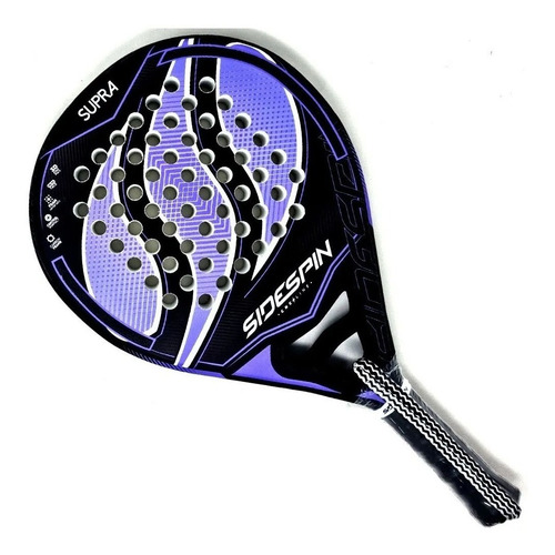 Imagen 6 de 6 de Paleta Padel Side Spin Supra Eva Carbon Frame