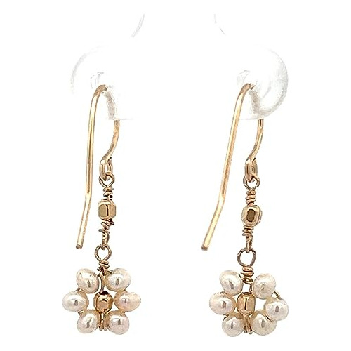 Dangle Earrings Freshwater Pearl Earrings Earrings Women 14k