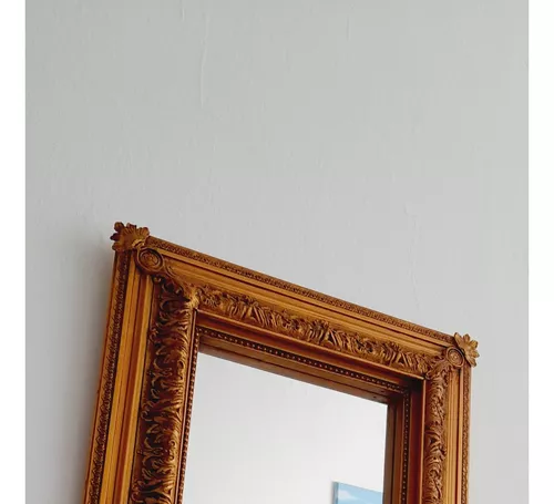 Espejo de pared estilo provenzal marco tallado -Espejos