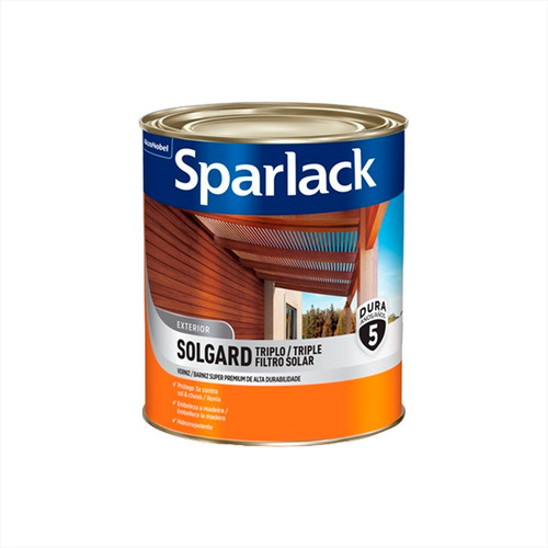 Solgard Triplo Filtro Solar 3,6l Proteção Contra Sol Chuva Acabamento Acetinado Cor Natural Acetinado