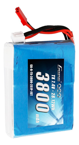 Gens Ace Paquete De Bateria Lipo De 3800mah 7.4v 2s1p Tx Con