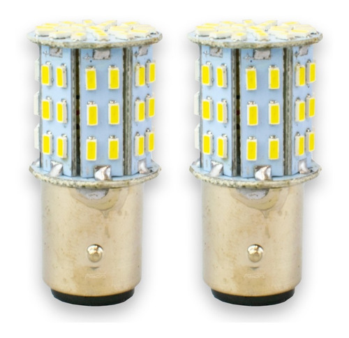 Par Focos Con 64 Hiper Leds 1157/1034 Con Estrobo It