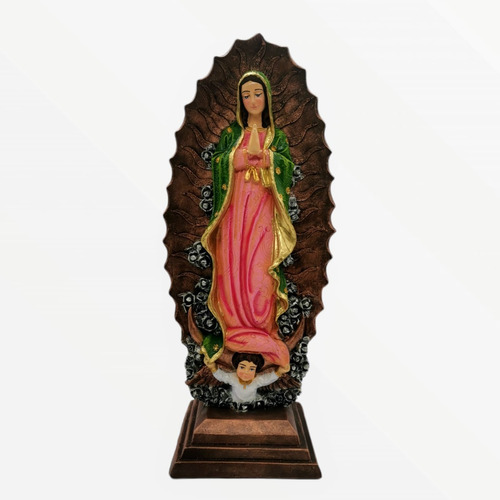 Virgen Base Cuadrada Chica 32cm