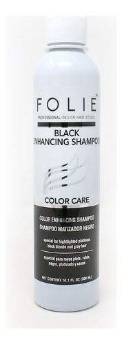  Shampoo Matizador Black 300ml Rayos, Canas, Platinados Folie