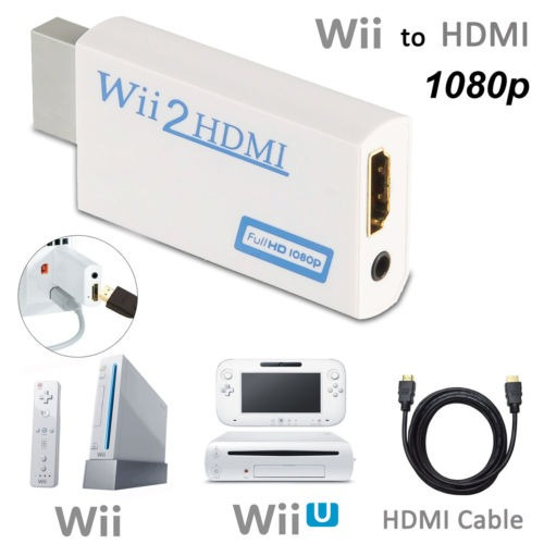 Wii Para Hdmi Video Hd 720p 1080p Upscaling Convertidor