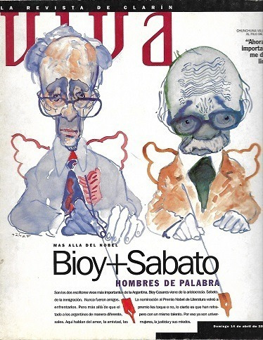 Viva Clarín: Abril 1996_adolfo Bioy Casares Y Ernesto Sabato