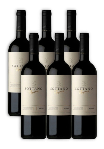 Sottano Reserva Vino Malbec Caja X6u 750ml Luján De Cuyo