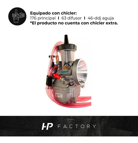 Imagen 3 de 10 de Carburador Keihin Pwk 40mm Cortina Plana Japón