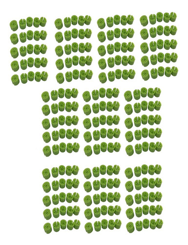 300x Colgadores De Ropa \ En \ Etiquetas De Plástico Verde